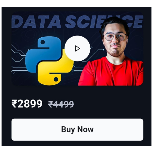 Code With Harry Data Science Course